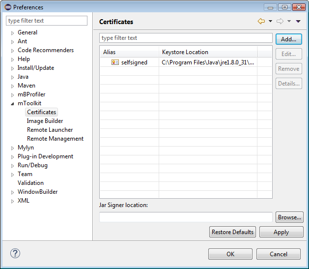 Customizing OSGi Runtime Management